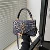 Fashionable Leopard Pattern Mini Square Handbag For Women Perfect For Daily Use