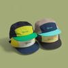 Quick-Dry Mesh 5-Panel Color-Blocked Baseball Cap - Sun Hat, Breathable Lightweight UV Protection, Unisex for Men Women Teens