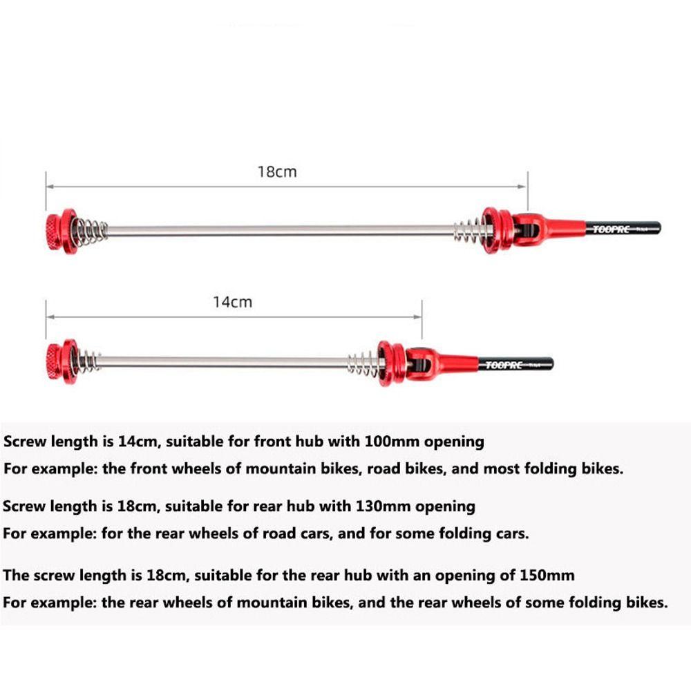 Bike Quick Skewers Ti Titanium Axle Wheel Hub Skewer Wheel Tire Lever Bicycle Quick Release Skewer