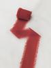 Hand-Torn Raw Edge Chiffon Ribbon Bouquet Streamer for Wedding Flowers