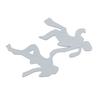 Floating Shelf Toilet Paper Holder Modern Wall Mount Organizer for Rolls Tissues Valentine"s Day