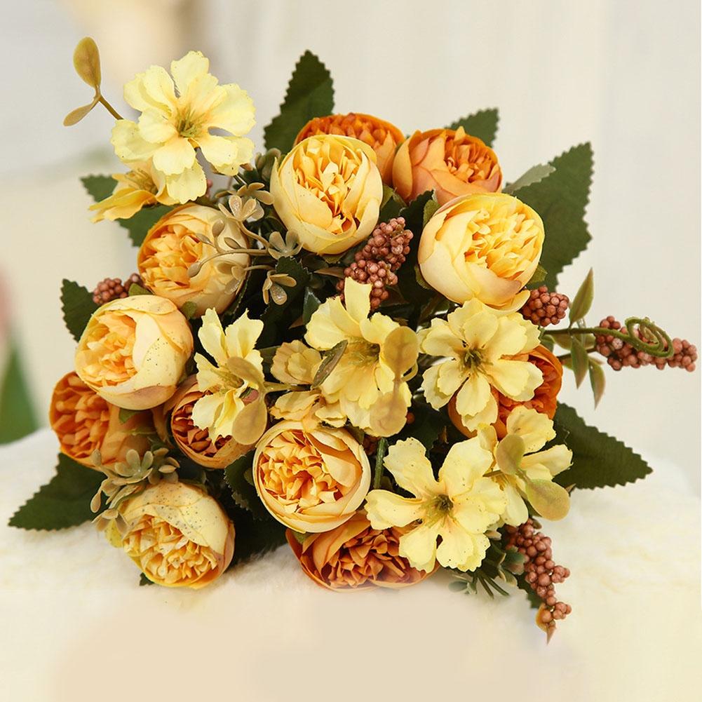 Rose Flower Rose Fake Flower Simulated Bouquet High Quality