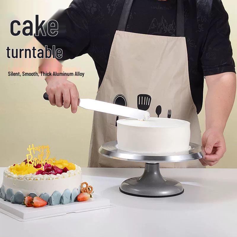 Professional Aluminum Alloy Cake Decorating Turntable