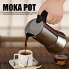 Silver Stovetop Moka Pot Stainless Steel Stovetop Espresso Maker  Coffee Making