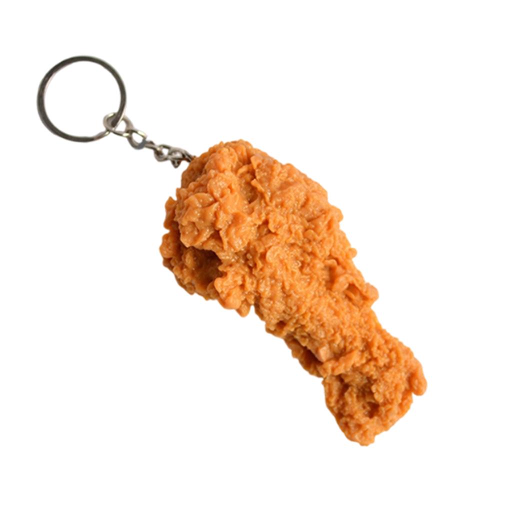 Chicken And French Fries Keychain