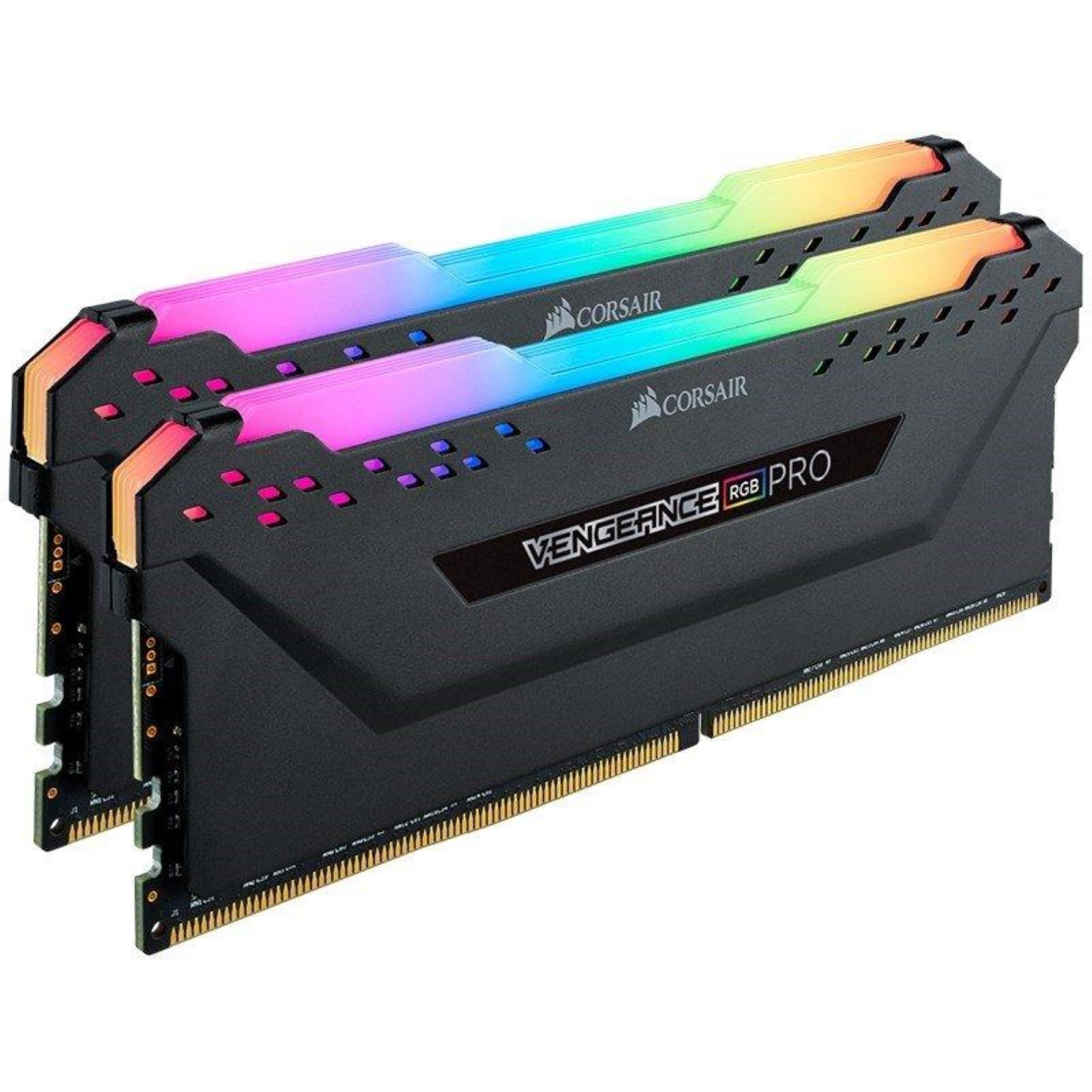 

CORSAIR Desktop PC Memory VENGEANCE RGB PRO Series 32GB x CMW32GX4M2C3200C18 DDR4-3200MHz [16GB 2]
