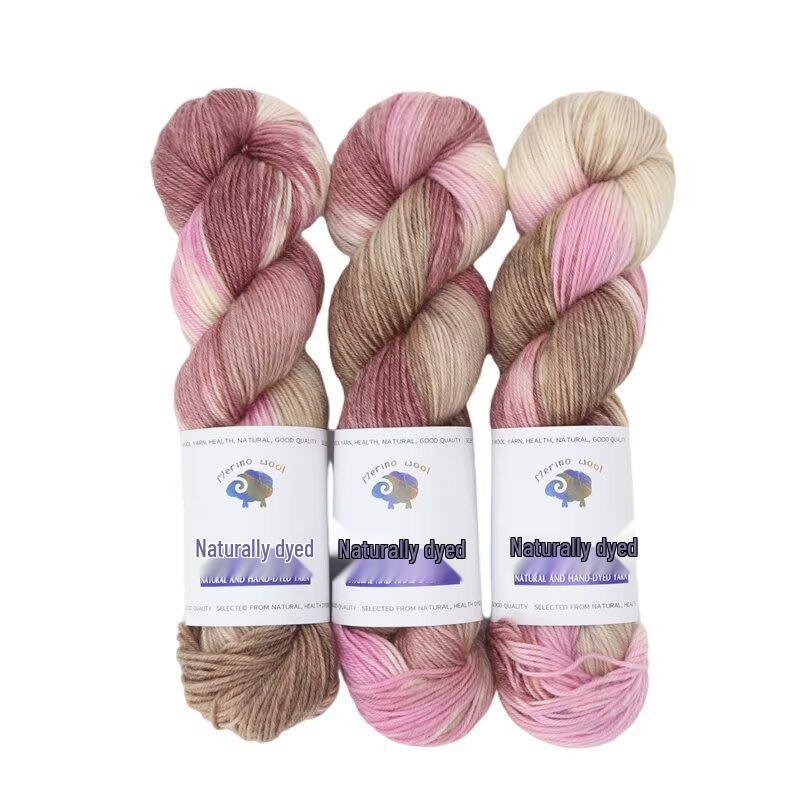 Hand-Dyed Variegated Wool Yarn for Knitting & Weaving: Fancy DIY Sweaters, Scarves, Shawls, & Baby Projects