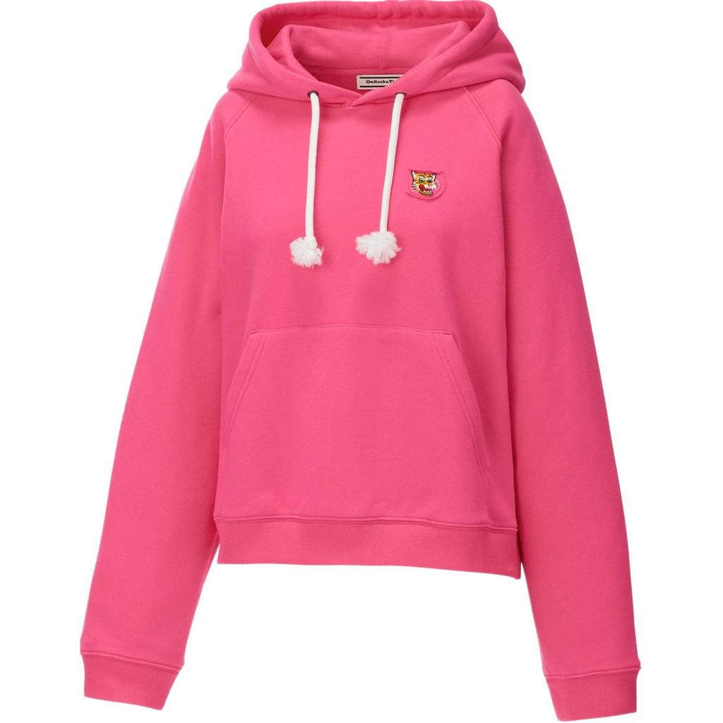 Onitsuka Tiger Hoodie With Tiger Patch Women Hoodies Pink 2182B265-700