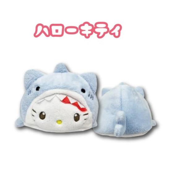 Hatayama Shoji Sanrio Multi Pouch Sea Creatures Hello Kitty H10 x W10 x D18cm 63203239 Approx.