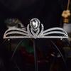 Crystal Rhinestone Rhinestone Tiara Alloy Material Princess Crown Wedding Bride Crown  Prom Event