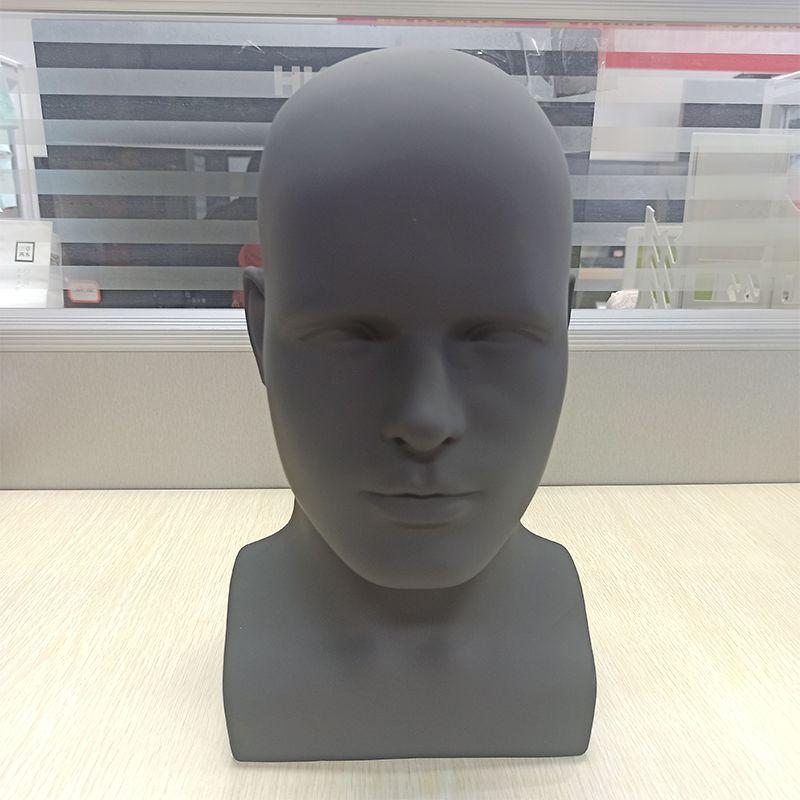 

Mannequin Head Mannequin Head Type Men Mannequin Head Glasses Mask Display Model Head Props Wig Helmet Wearing Display Mannequin Head Dumb black