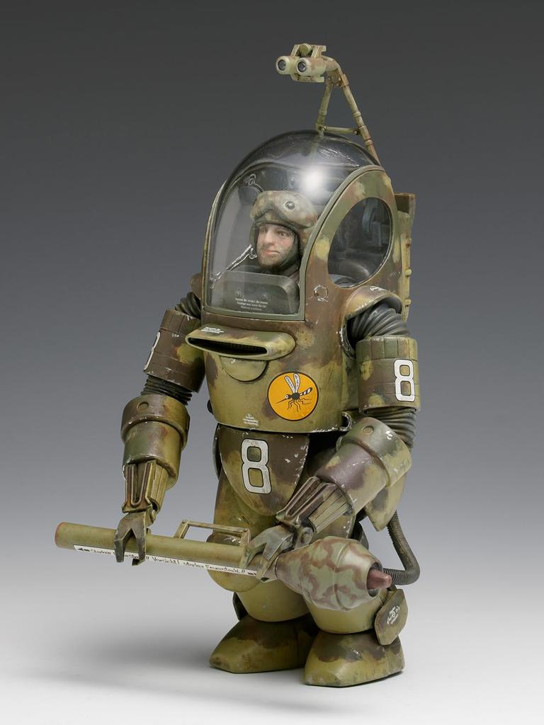 Wave Maschinen Krieger scale plastic model approximately 12cm P.K.A. 1/20 kit, tall, MK-064