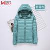 Down jacket women's new short light and thick warm and slim fashion jacket