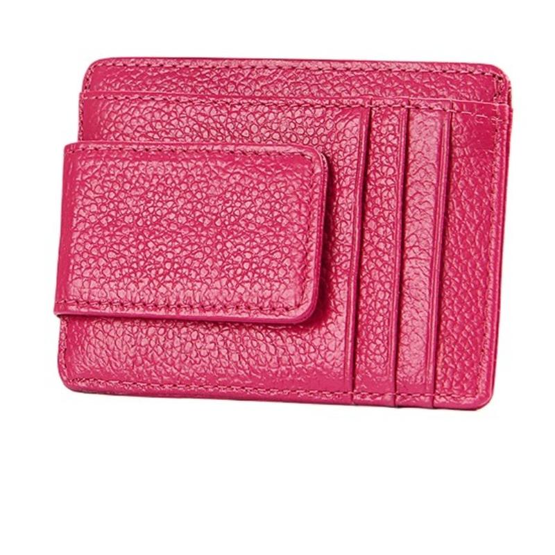 Money Clip, Front Pocket Wallet, Leather RFID Blocking Strong Magnet Thin Wallet