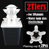 Home Balcony Vertical Tower Planter 3/5-Hole Vegetable Hydroponic Growing System DIY Garden Soilless Cultivation Equipment