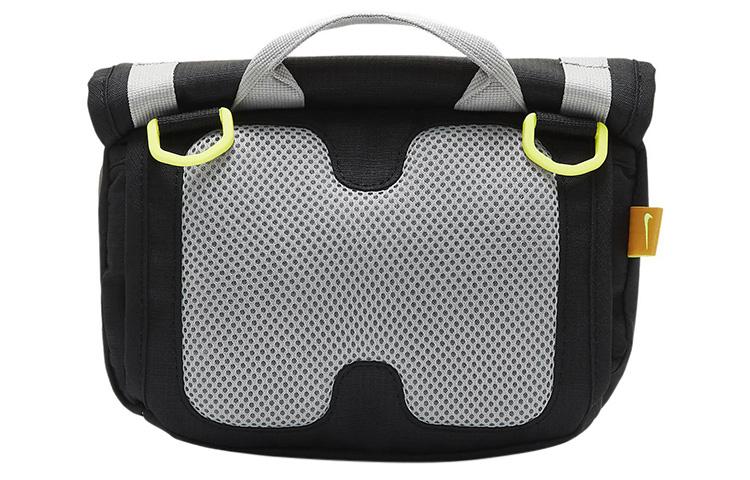 Nike Fabric One Shoulder Crossbody Fanny Pack Regular Unisex Black/Gray DJ9681-010