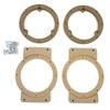 POG Speaker Bracket MDF Baffle Front Rear Set for Sierra JB64 JB74 & 4-Piece Jimny/Jimny HN-S4991