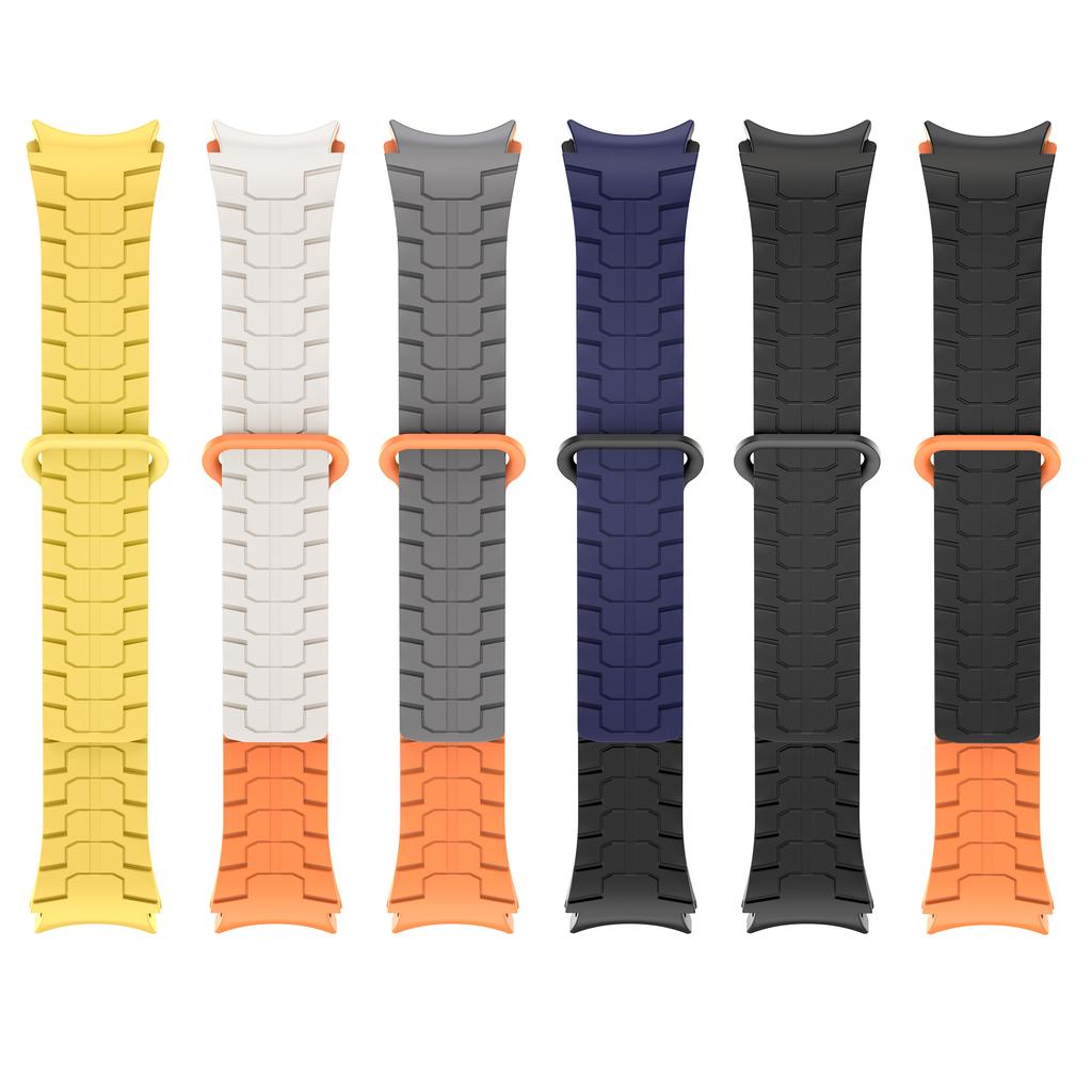No Gaps 20mm Silicone Magnetic Band for Samsung Watch Galaxy 7 Classic 43mm 47mm 42 46mm For Galaxy 6 5 4 44 40mm Strap 5Pro 45mm Bracelet