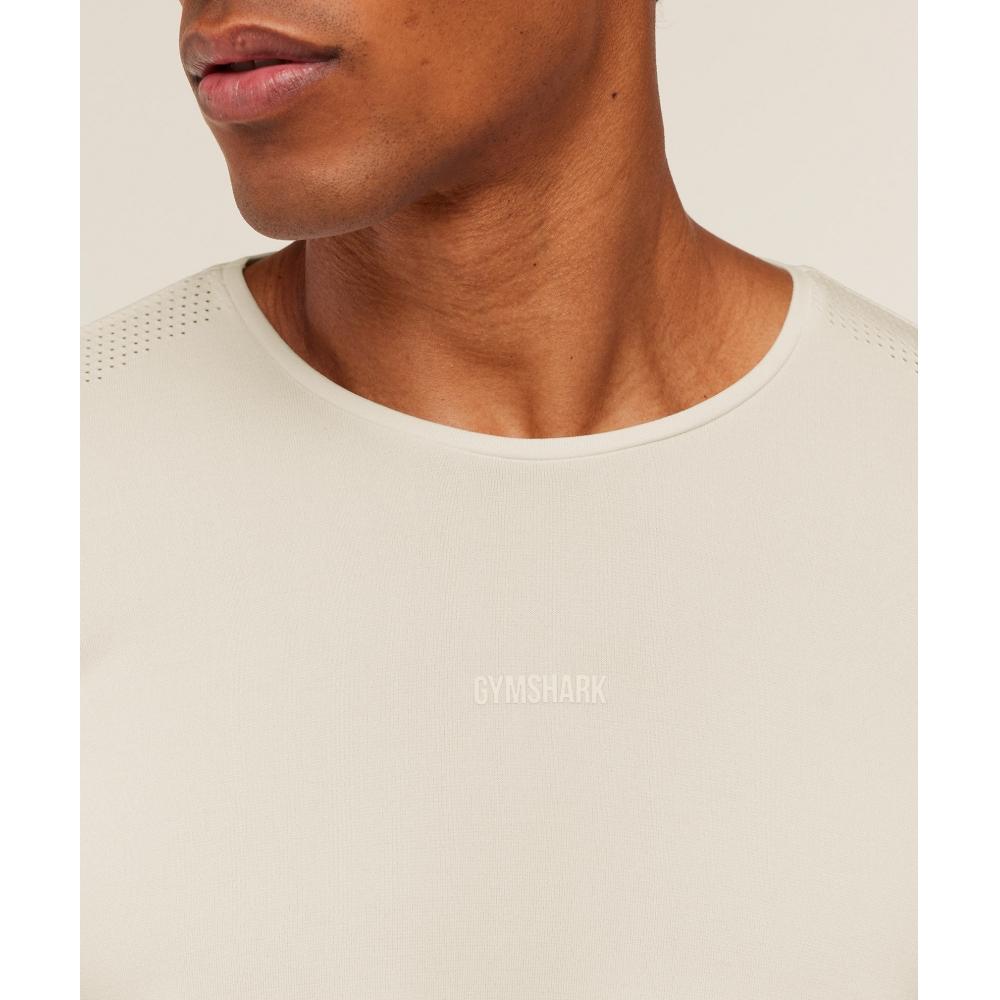 Gymshark DisTance Seamless T shirT sofT whiTe    sofT whiTe A4b5f Wd56