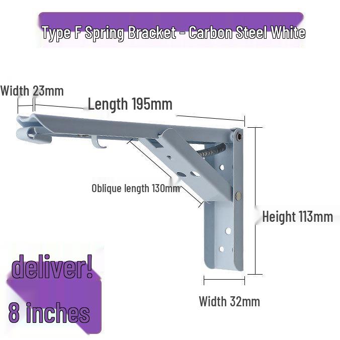 Stainless Steel Wall-Mounted Triangle Shelf Bracket for Heavy Duty Support