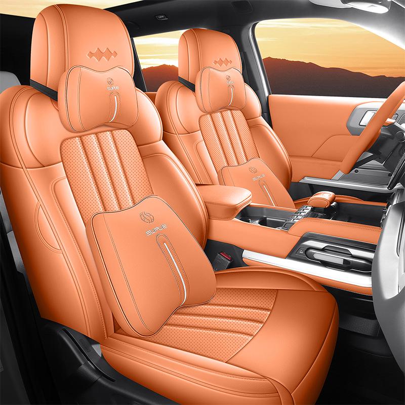 2025 Fangchengbao Ti7 Full-Coverage Breathable Leather Car Seat Cushion