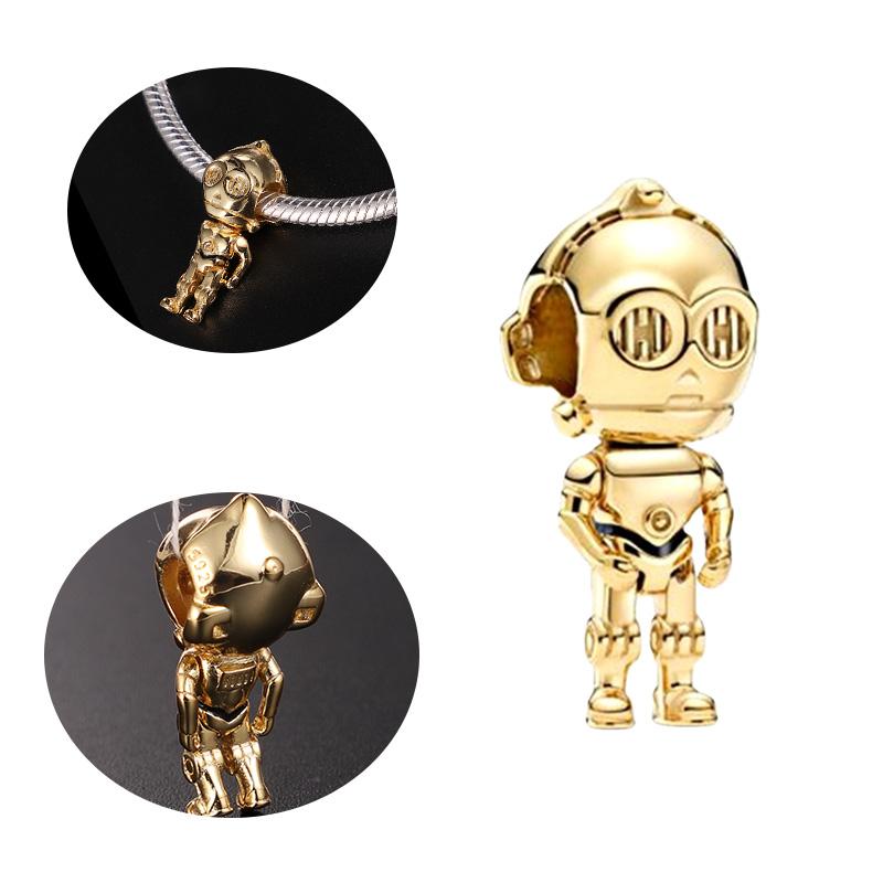 925 Silver Planet Conflict Series Charms Pendants Fit For Necklace Original Bracelet DIY Birthday Festival Women's Gifts