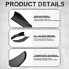 1Pair Car Bag Corner Bumper Spoiler Front Rear Lip Anti-Collision Universal Car Side Skirt Anti Collision Rear Corner Accessory