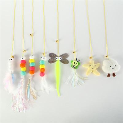 Pet Cat Toys Elasticity Retractable Hanging Door Type Interactive Toy For Kitten Mouse Catnip Scratch Rope Toy Pet Supplies Gift