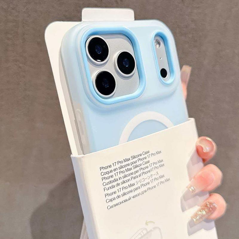 

Candy Color 2 IN 1 Magnetic Case For iPhone 17 Air 16 15 14 13 12 11 Pro Max Plus For Magsafe Wireless Charge Matte Cover For iPhone 17ProMax