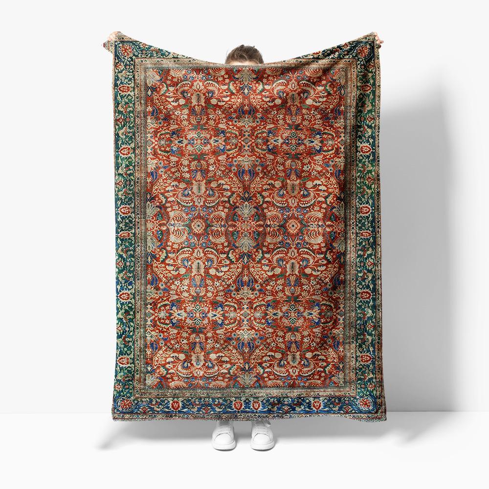 Турецкий Винтажный Вышитый Плед Кашкаул Ковер Килим Напольный Ковер Домашний Декор Подарок 75x100cm