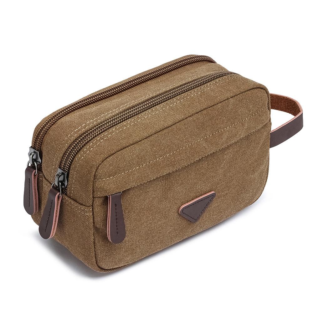 Canvas Bag Portable Toiletries Clutch Bag Portable High Quality Storage Bag Women'S Nail Bag