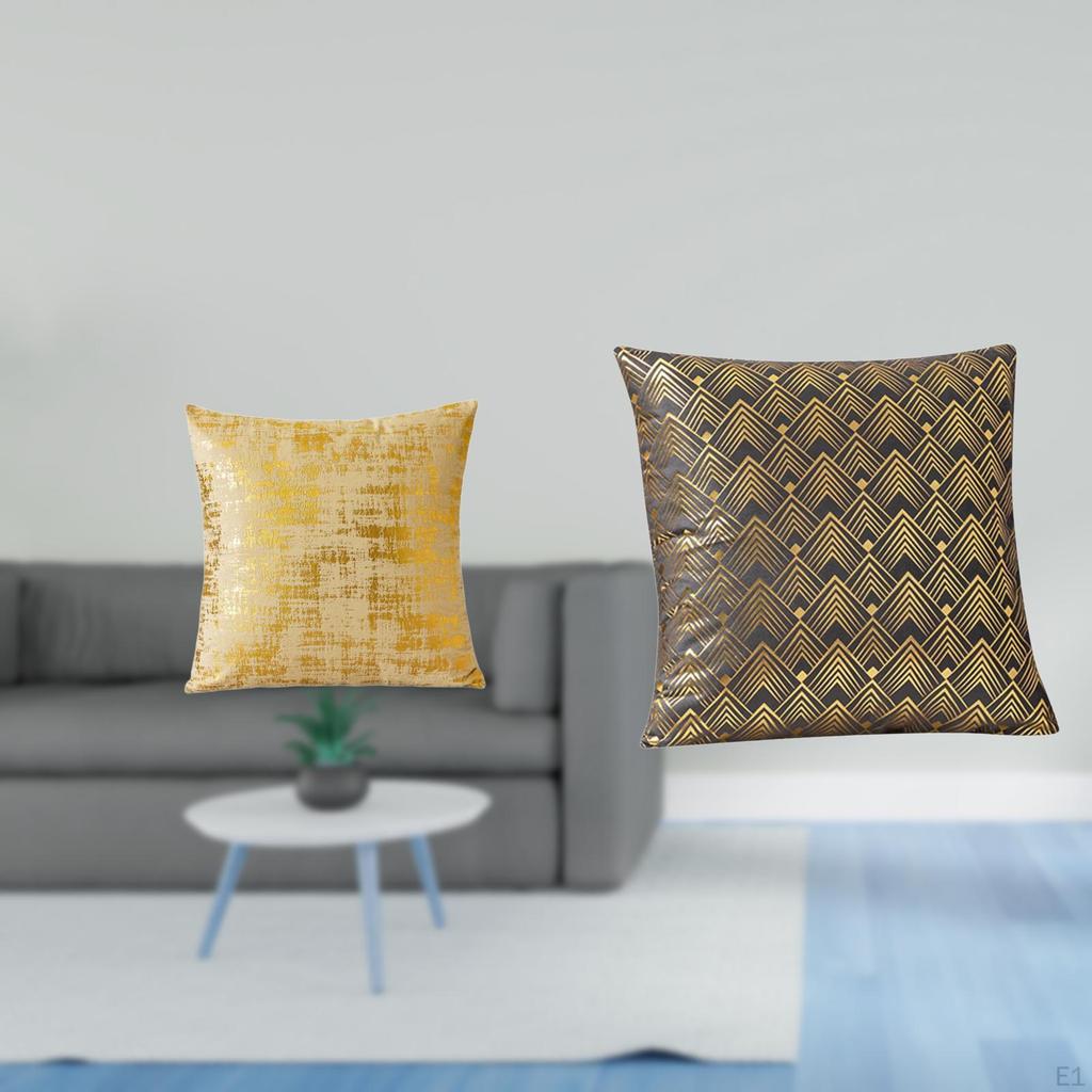 Elegant Velvet Square Pillowcase for Living Room Office Dorm Car Modern Farmhouse Home Decoration