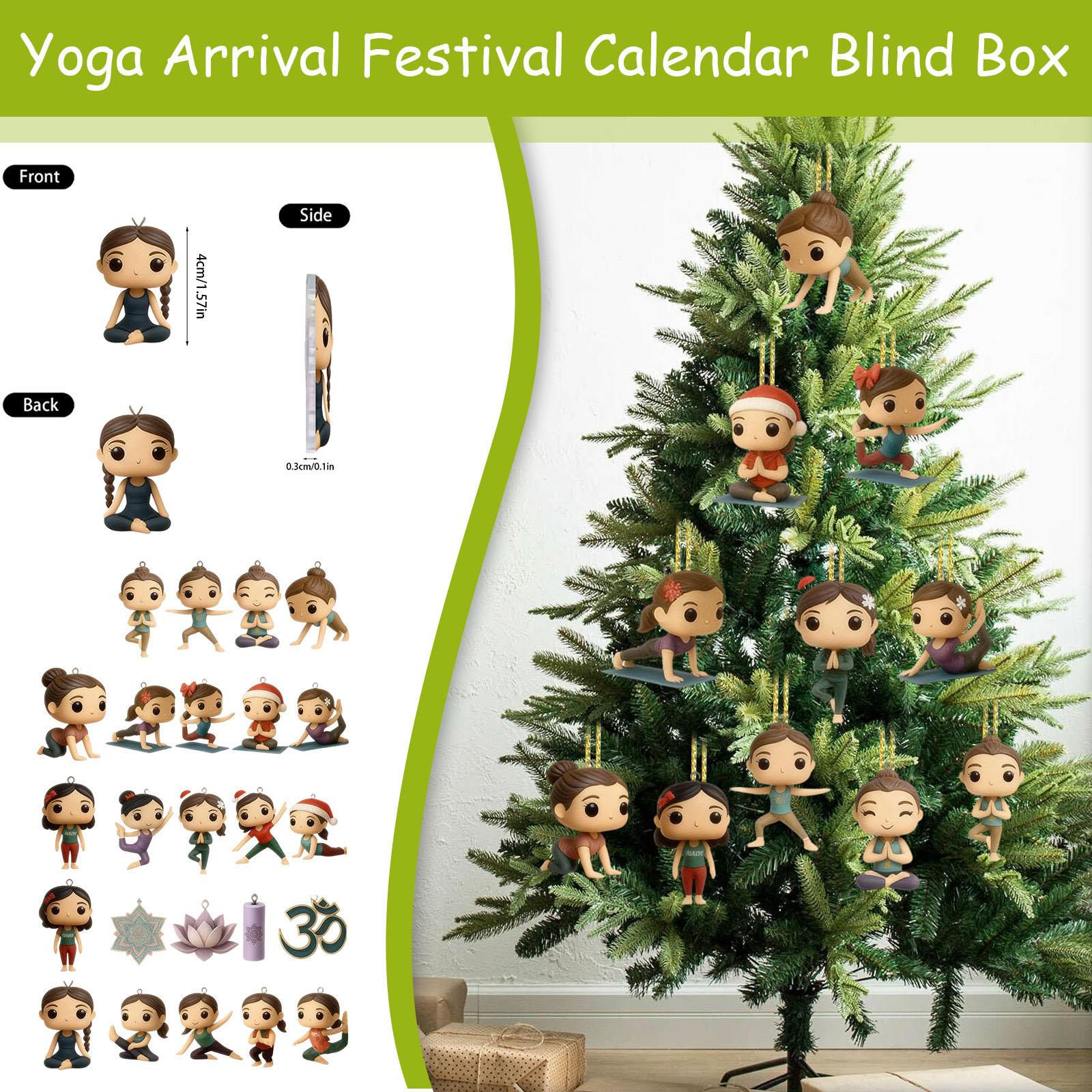 

Коробка Адвент-календаря йоги One Size