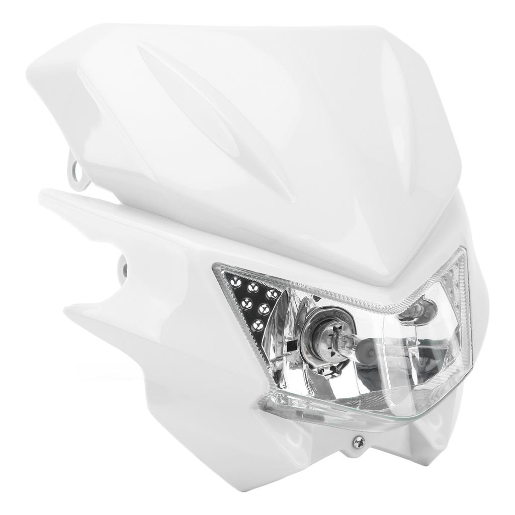 Motorsykkel Frontlykt H4 Interface LED Vanntett DRL Hovedlykt for KLX 110 125 150 230 250