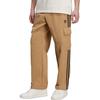 Adidas Originals Striped Loose Fit Cargo Pants Men bottoms Light-Brown JY1392