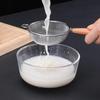 1pc 304 Stainless Steel Mesh Filter Spoon with Wooden Handle Flour Filter Spoon Household Kitchen Fried Food Filter Oil