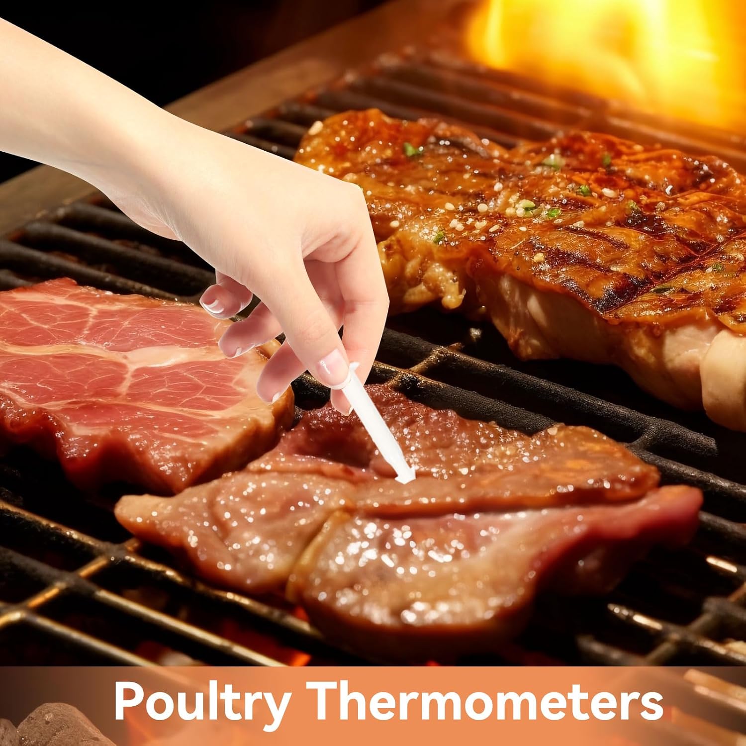 20PCS Turkey Timer, Poultry Roasted Chicken Meat Thermometer Cooking Thermometer for Oven Cooking Poultry Turkey Chicken Meat Beef