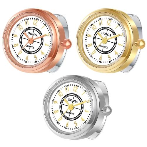 Lancardo Ring Watch, Antique Style, 3ATM Water Resistant, Analog, One Size Fits All, Perfect for Men and Women, Perfect Gift for Birthdays, Anniversar