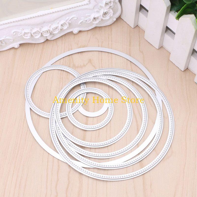 F26C Circle Round Metal Cutting Dies Stencils DIY Scrapbooking Embossing Decor Craft