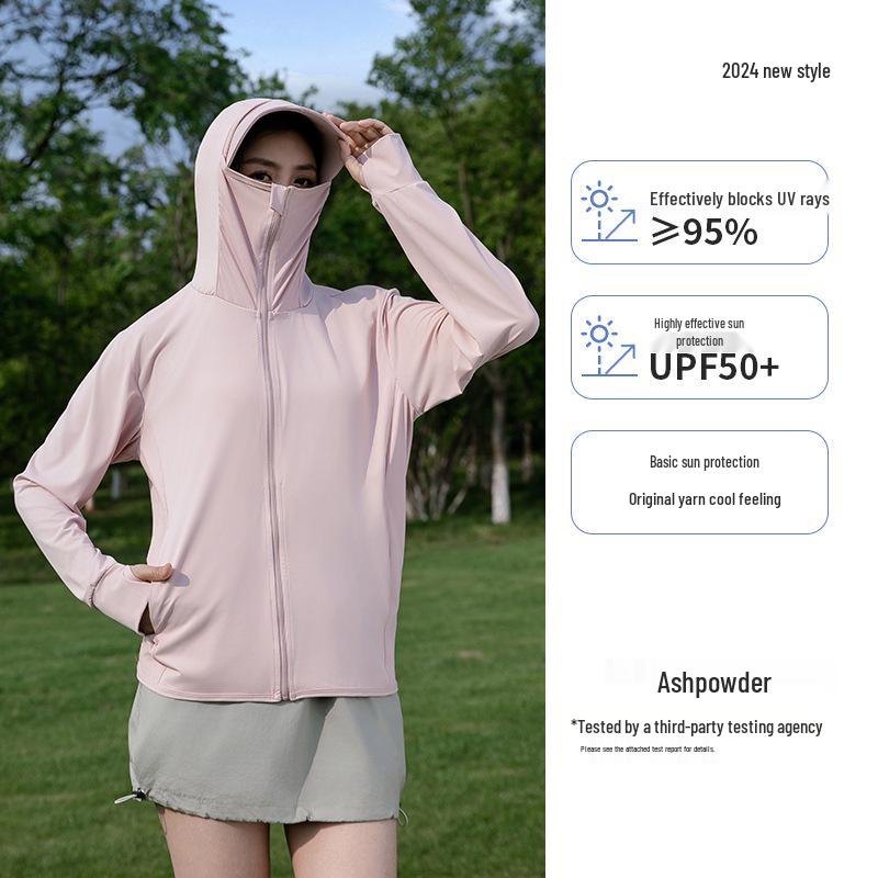 Unisex Ice Silk Sun Protection Jacket: Hooded, UV-Resistant, Ideal for Cycling, Fishing, and Outdoor Sports in Summer