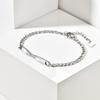 Stainless Steel Mobius Bracelet for Women Men,Minimalist NK Chain Couple Bracelets,Couple Jewelry Gift for Lover