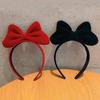 Bowknot Headband Elegant Velvet Bow Hair Band Girls Hairband Party Cute Hair Hoop Headwear Hair Accessories Women Large