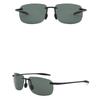Flexible Frame Polarizing Sport Sunglasses Comfort Fit Colorful Design Frameless Sunglasses Square Shape PC