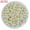 20-300Pcs 3-14mm ABS Pearl Beads High Gloss Craft Pearl Beads  Phone Case Decoration