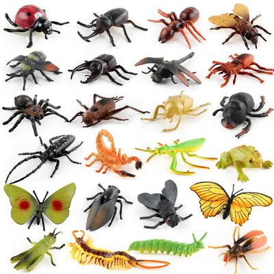 Simulation Insect Animal Model Monopteryx Ladybird Butterfly Caterpillar Cognitive Static Ornament Toy