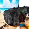 High Grade Quick Dry Mesh Duffel Bag Foldable Design Lightweight Shoulder Strap Water Sports Equipment Bag for Travel