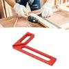 Carpenter   L Shape Aluminum Alloy Height Msuring Scribing 90 Woodworking Right Angle Ruler