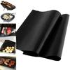 1PC 33x40cm Reusable Non-stick BBQ Grill Mat 0.08mm Thick PTFE Barbecue Baking Liners  Cook Pad Microwave Oven Tool  DropShip