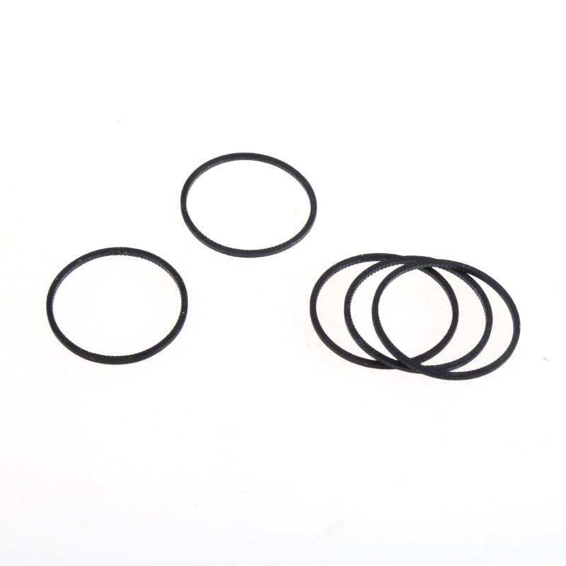 Rubber Drive Belts 1.1mm for Turntables Cassette Players Tape Recorder Machine 25mm Diameter 50PCS