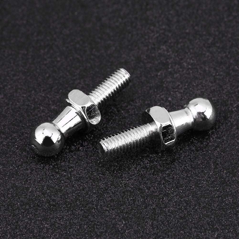 [2pcs] M6 Stud Ball Stud Bolt for Iron Gas Strut Ball End Bonnet